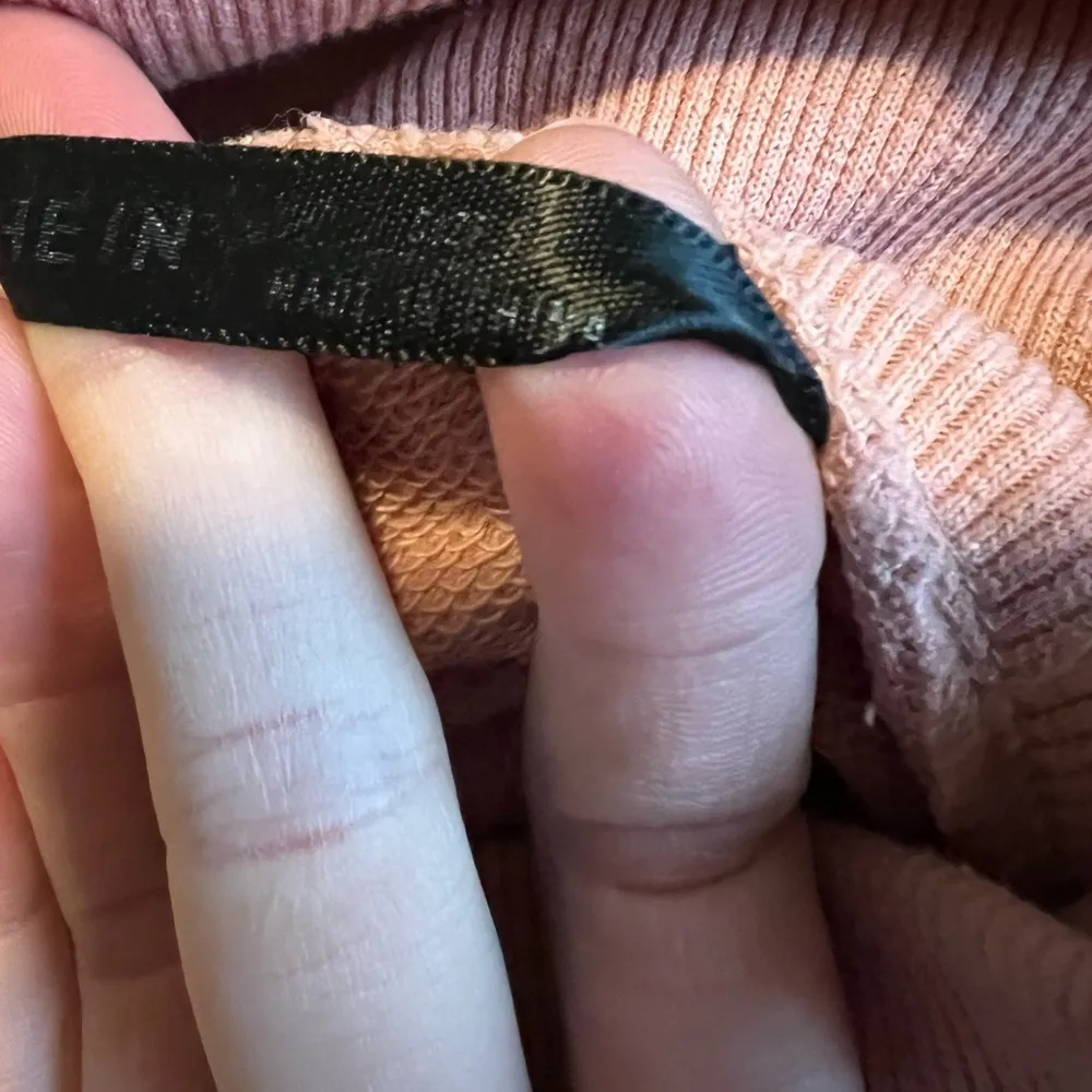 SHEIN women’s pink turtle neck hoodie size small - Image 4