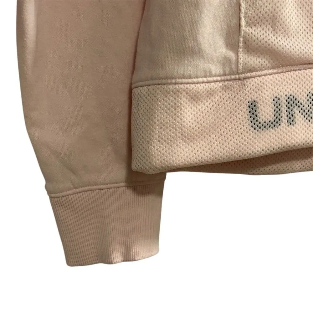 Under Armour Women's Loose Fit Pink Hoodie Size M Casual Long Sleeve - Image 4