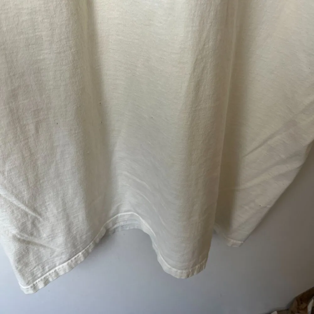 2002 Vintage Y2K Paint The Dog T Shirt Cream XXL 2XL Animal Notes Graphic Tee Size undefined - Image 8