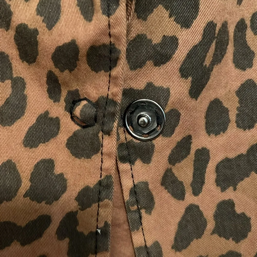 Dimora‎ Leopard Blazer Brown Size M - Image 3