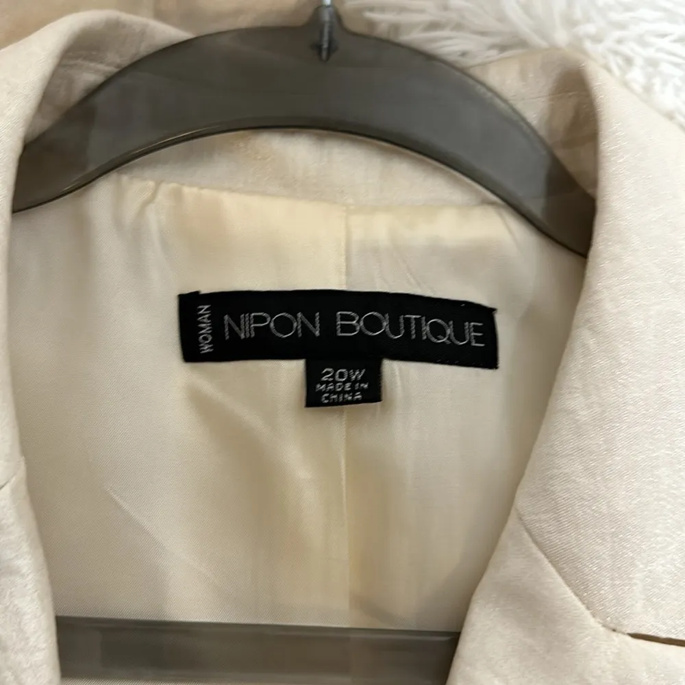 NWT Nipon Boutique Long Sleeve Embroidered Jacket with Skirt Size 20 MSRP $280 - Image 7