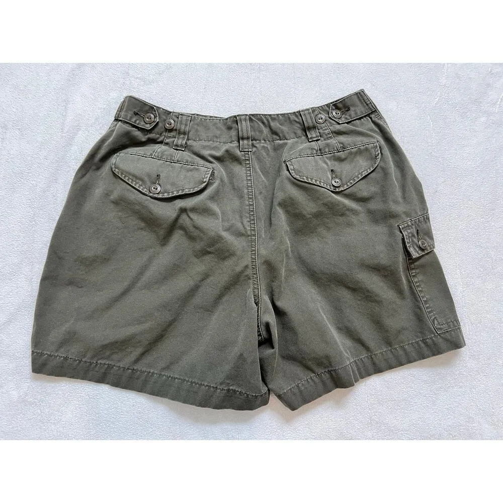 American Eagle Outfitters Style & Comfort High Rise Green Shorts Size 12 - Image 4