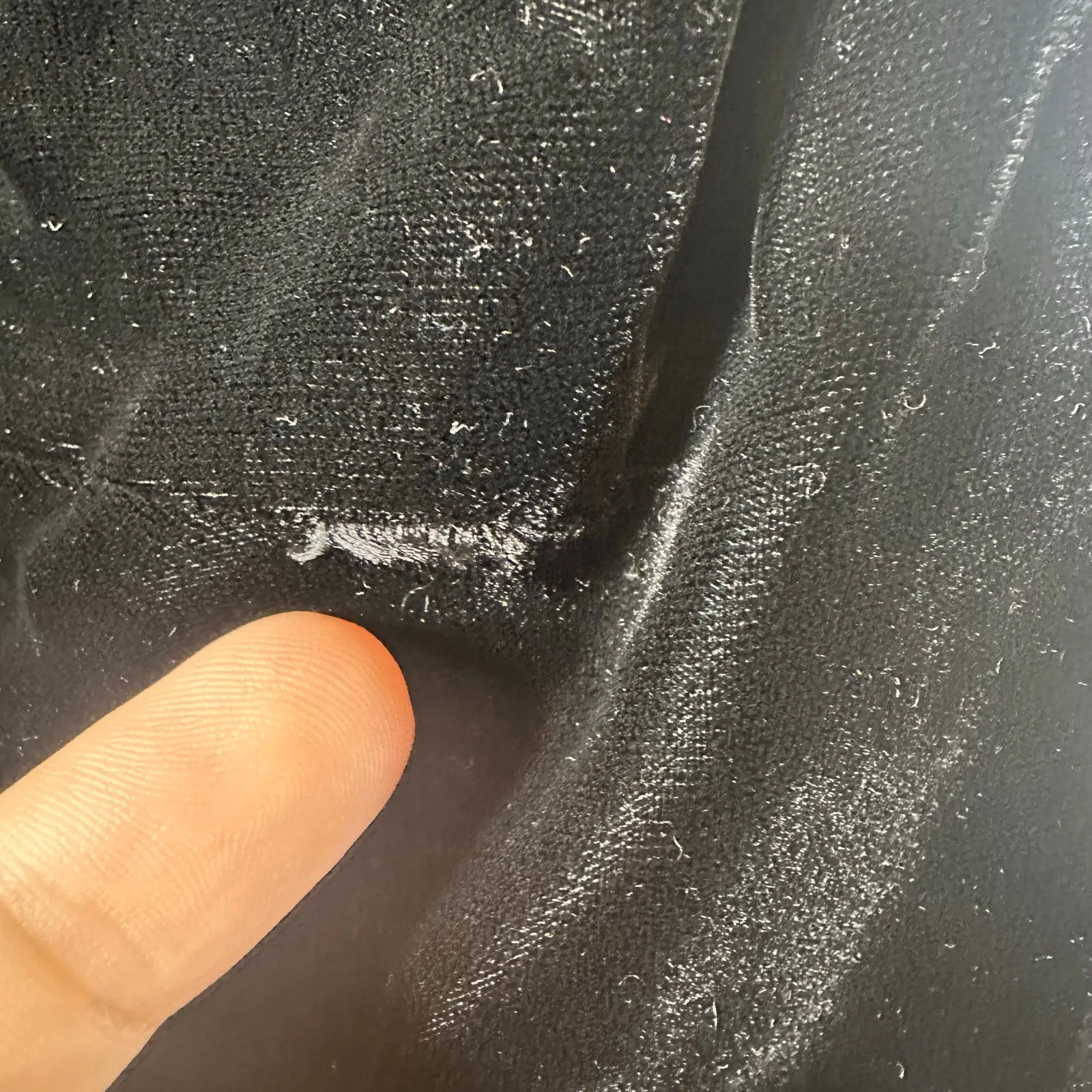 Bruce Oldfield Vintage Black Long Sleeve Mock Neck Velvet Dress - Image 5