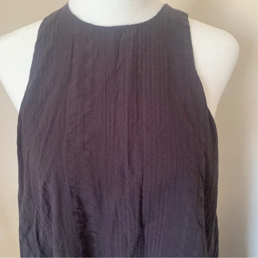 Urban Outfitters NEW Trapeze Style Dress With Bottom Tier Black Size Small - Image 5