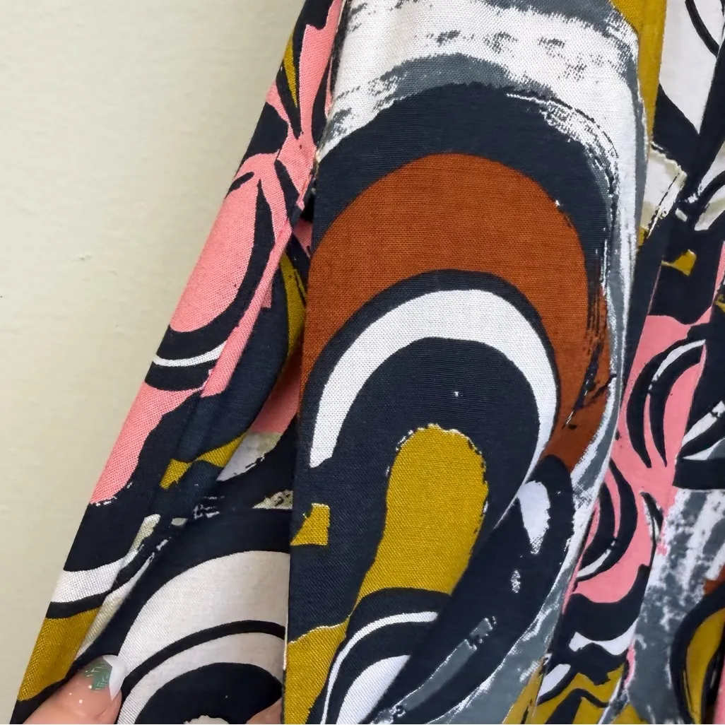 BEL KAZAN ANTHROPOLOGIE Lily Off The Shoulder Jumpsuit Small Green - Image 7