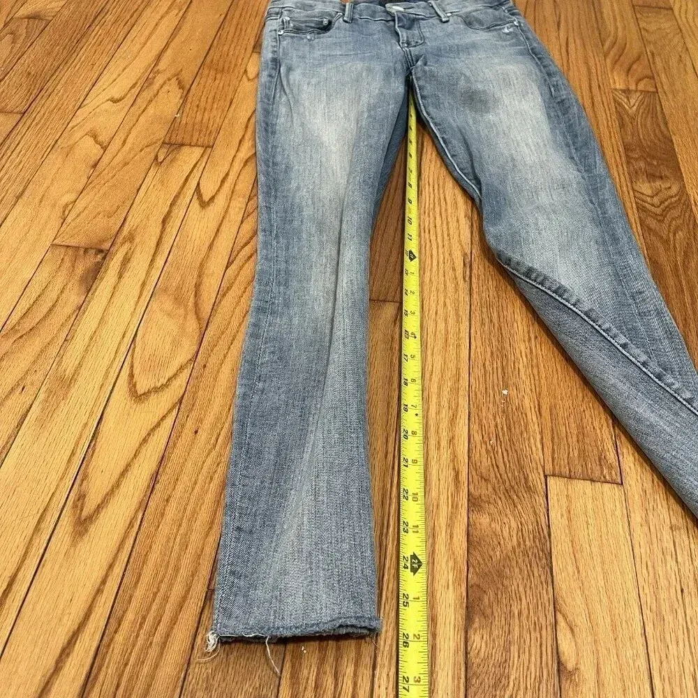 Mother Denim Looker Ankle Fray Jeans in Clear as Day Size‎ 25 Blue - Image 11