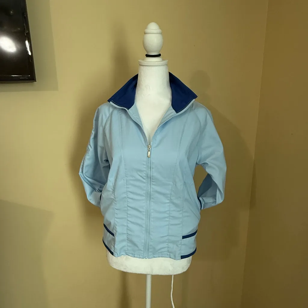 Nike Navy and Light Blue Jacket - Image 11