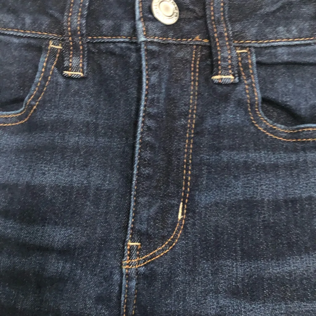 American eagle super super stretch X women’s size 2 dark wash hi rise jegging - Image 8