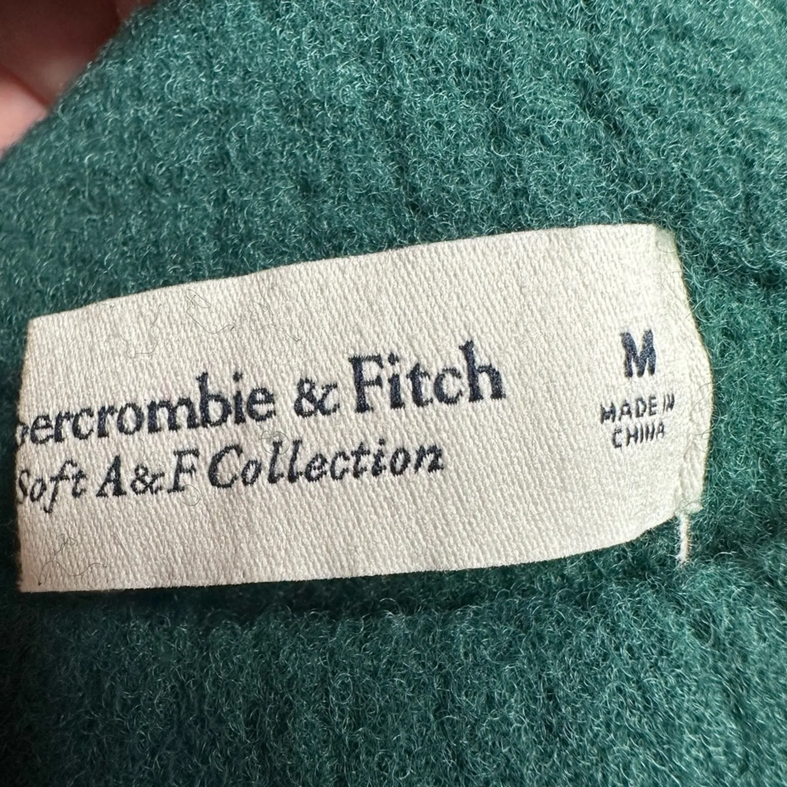 Abercrombie & Fitch Teal Turtleneck Sweater - Image 4