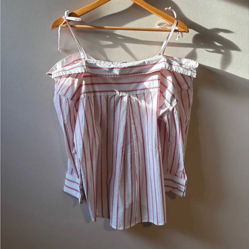Striped Off-Shoulder Blouse - Image 6