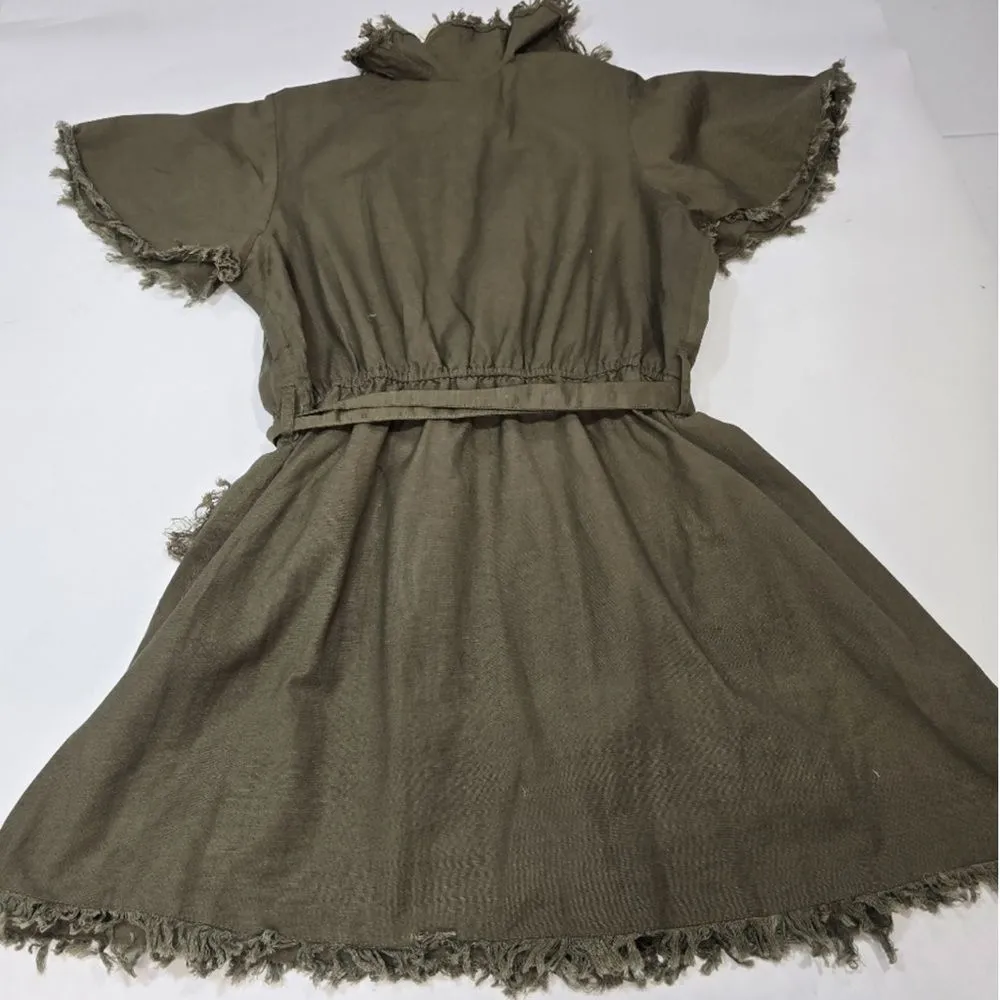 NWT Tularosa | Revolve | Olive Green Elias Dress Size Large - Image 12