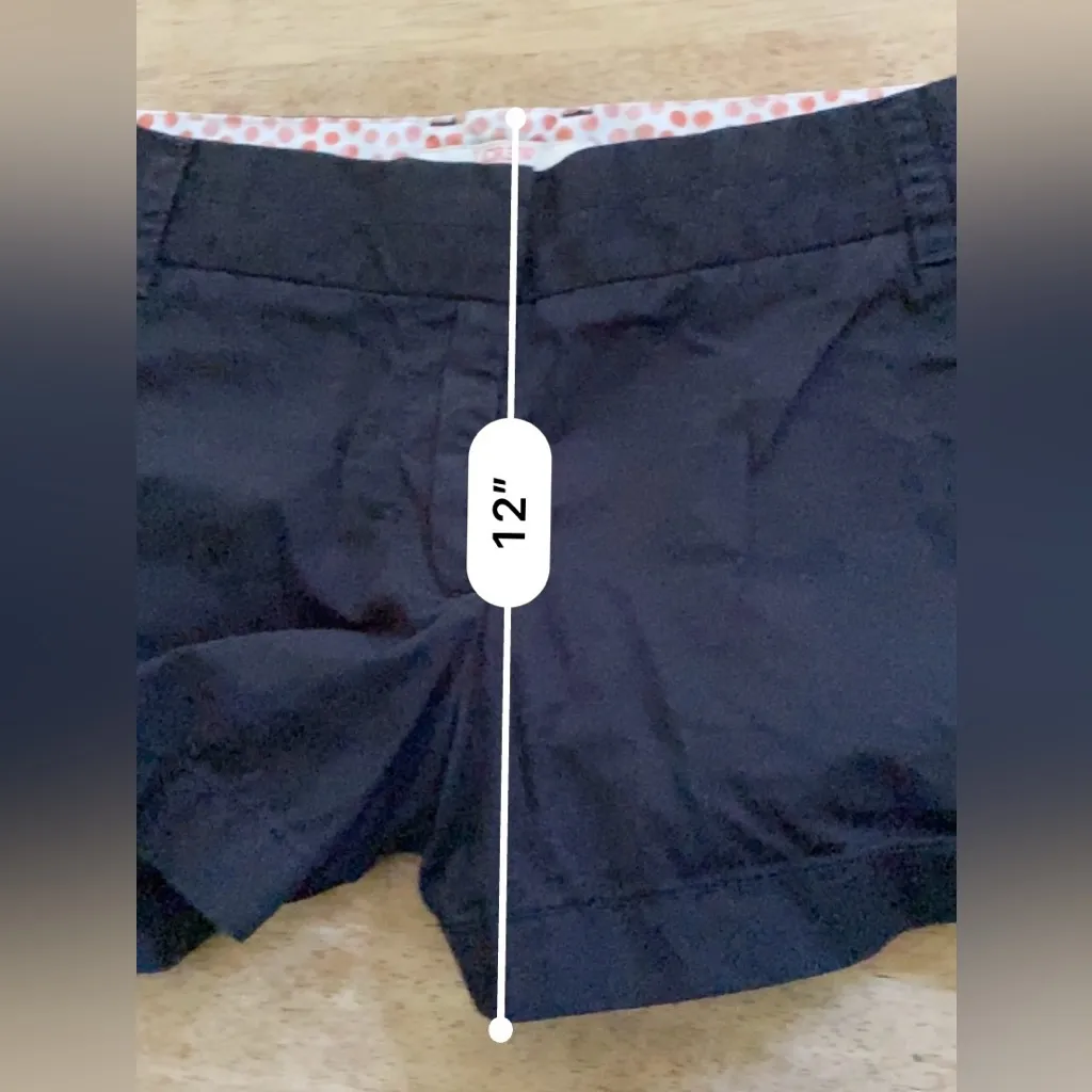 J Crew Women’s Sz 0?‎ Black Broken In 3” Chino Short - Image 6