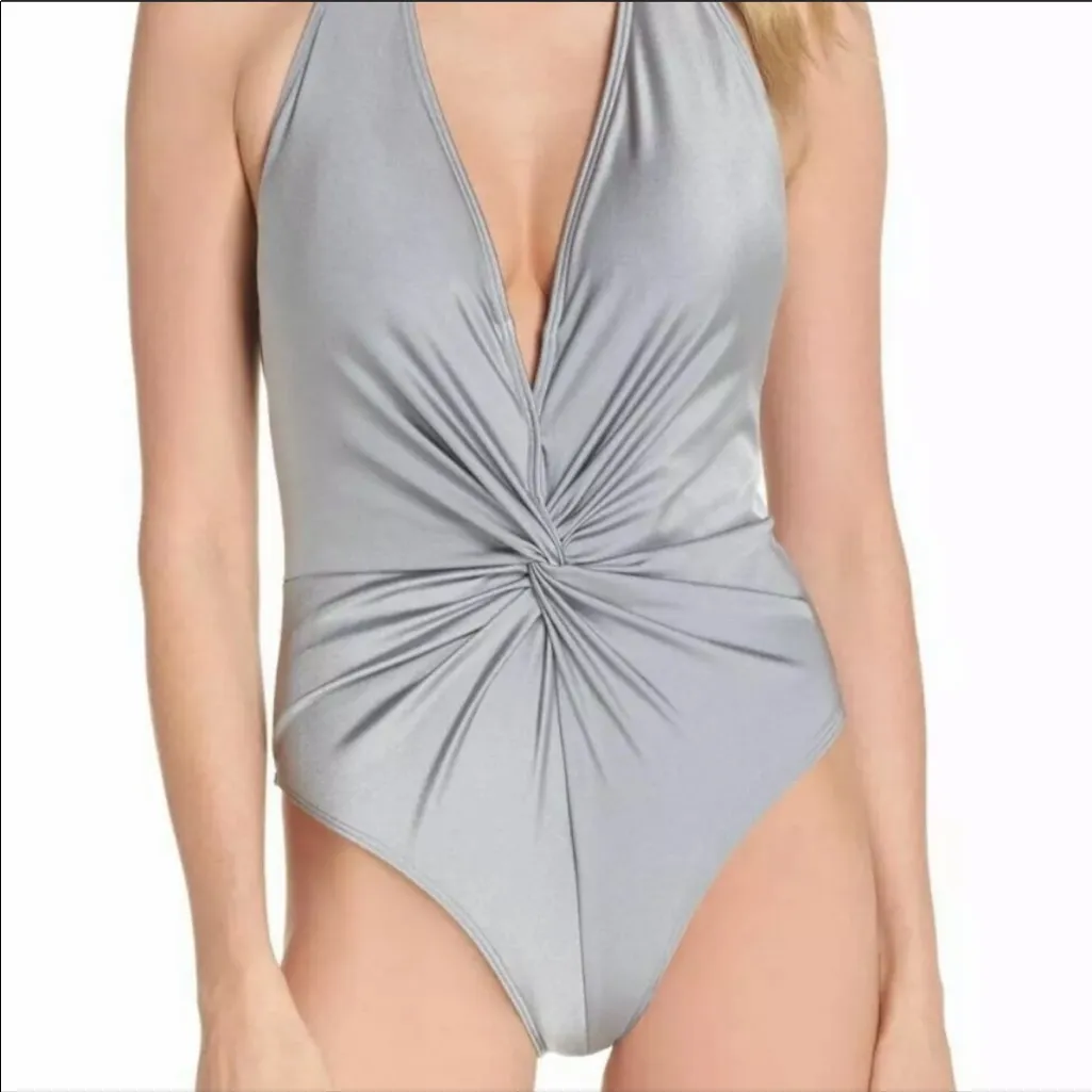 NWT Ted baker London silver lusela swimsuit One piece - Image 5