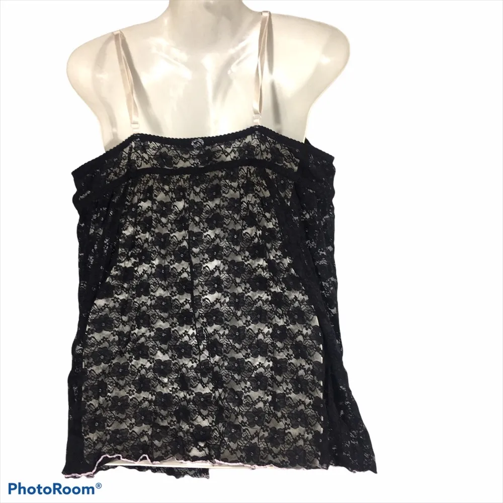 Linea Donatella Babydoll Black Lace Lingerie-XL - Image 5