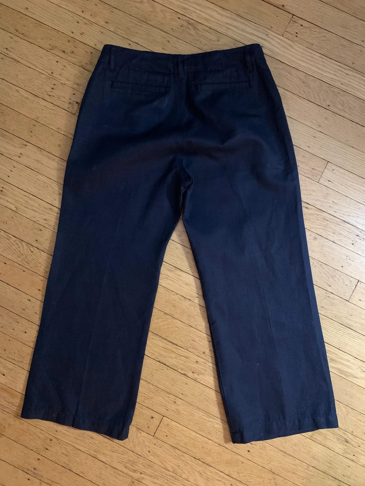 Blue Wide Leg Capris - Image 2