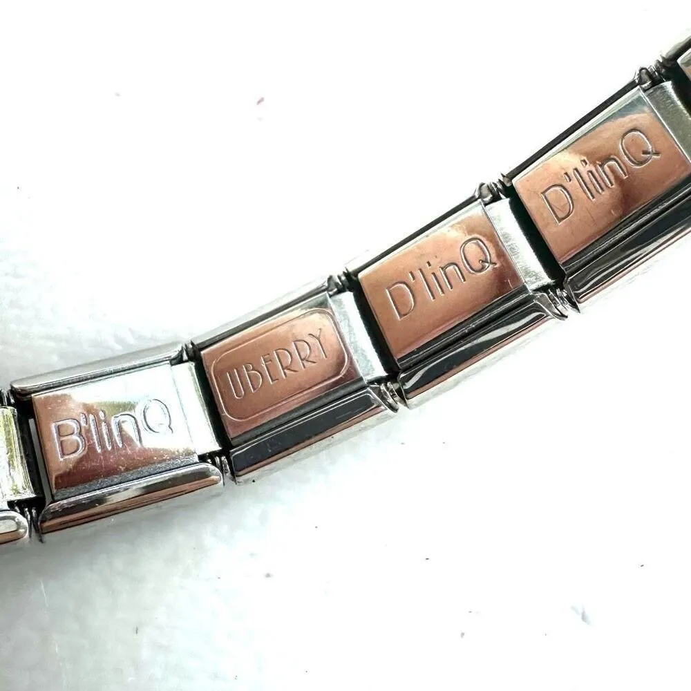 D’LinQ stainless steel link bracelet Silver - Image 6