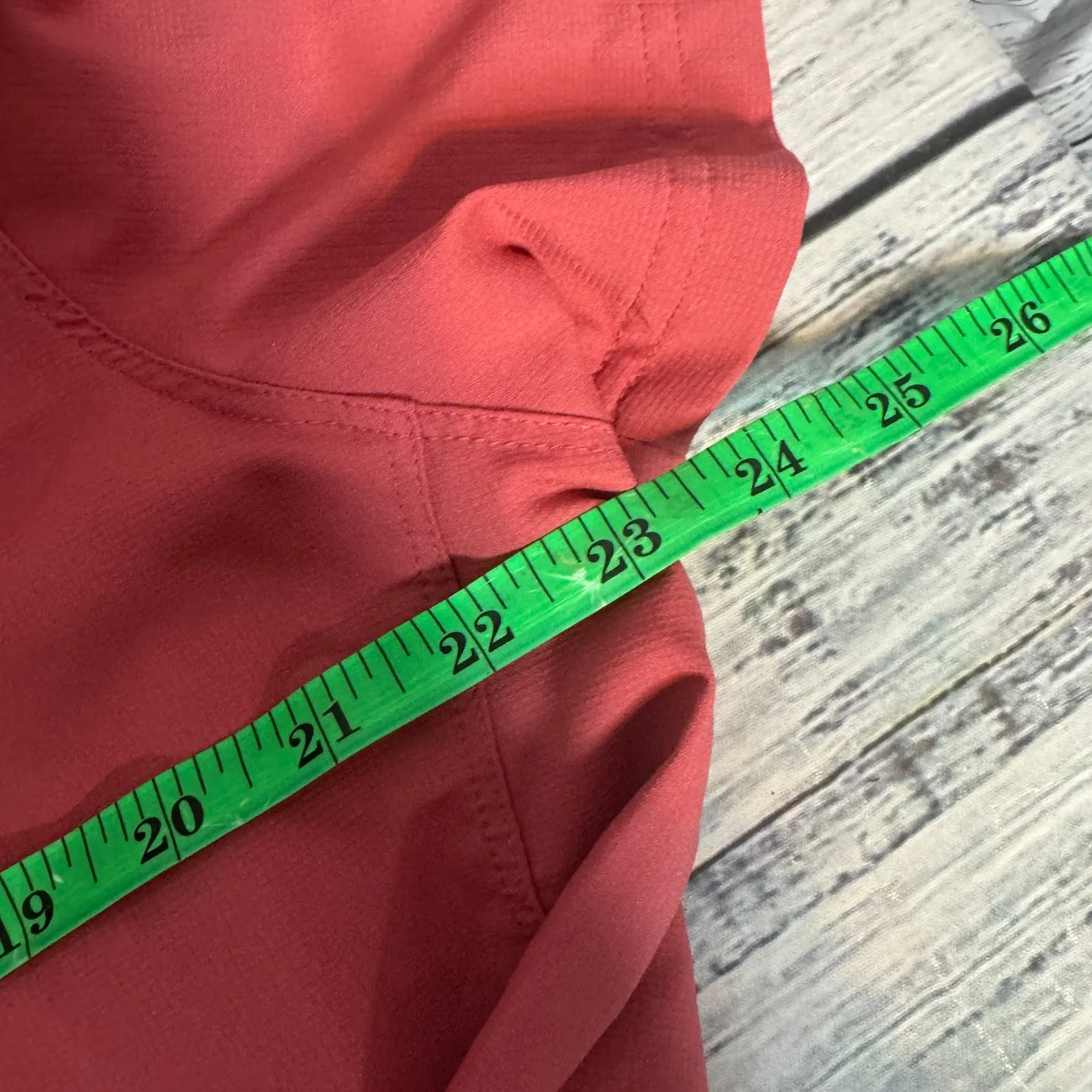 AriatTEK Short Sleeve Button Shirt Coral VentTEK Performance Western XL - Image 7