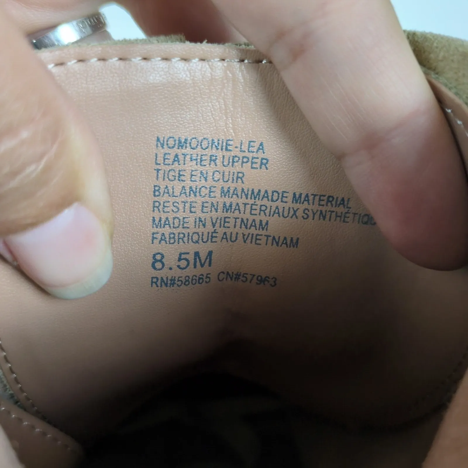 NORDSTROM Moonie Water Resistant Leather Combat Boot In Beige Sand Women's 8.5 - Image 8