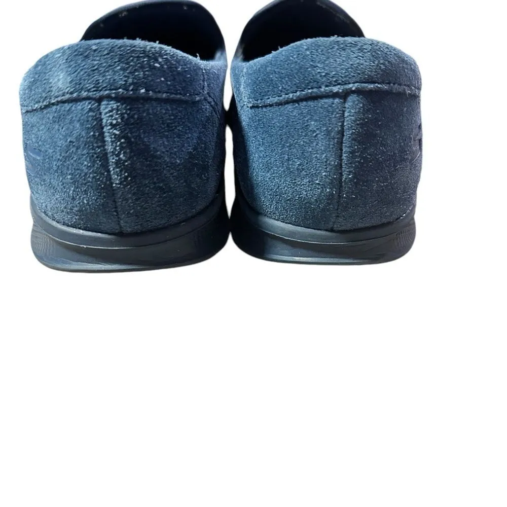 Skechers on The Go Women’s Loafer Comfort Blue Suede Sz 7.5 - Image 7