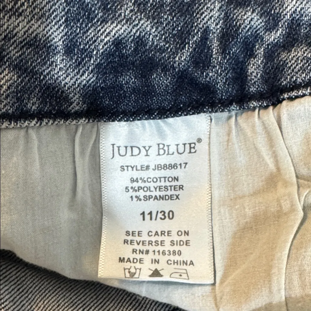 Judy Blue Women's Slim Fit Jeans Charcoal Size 11/30 - Image 6
