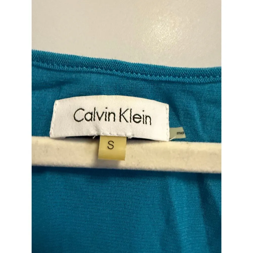 S Calvin Klein Tank Layered Sheer Y2K Top - Image 3