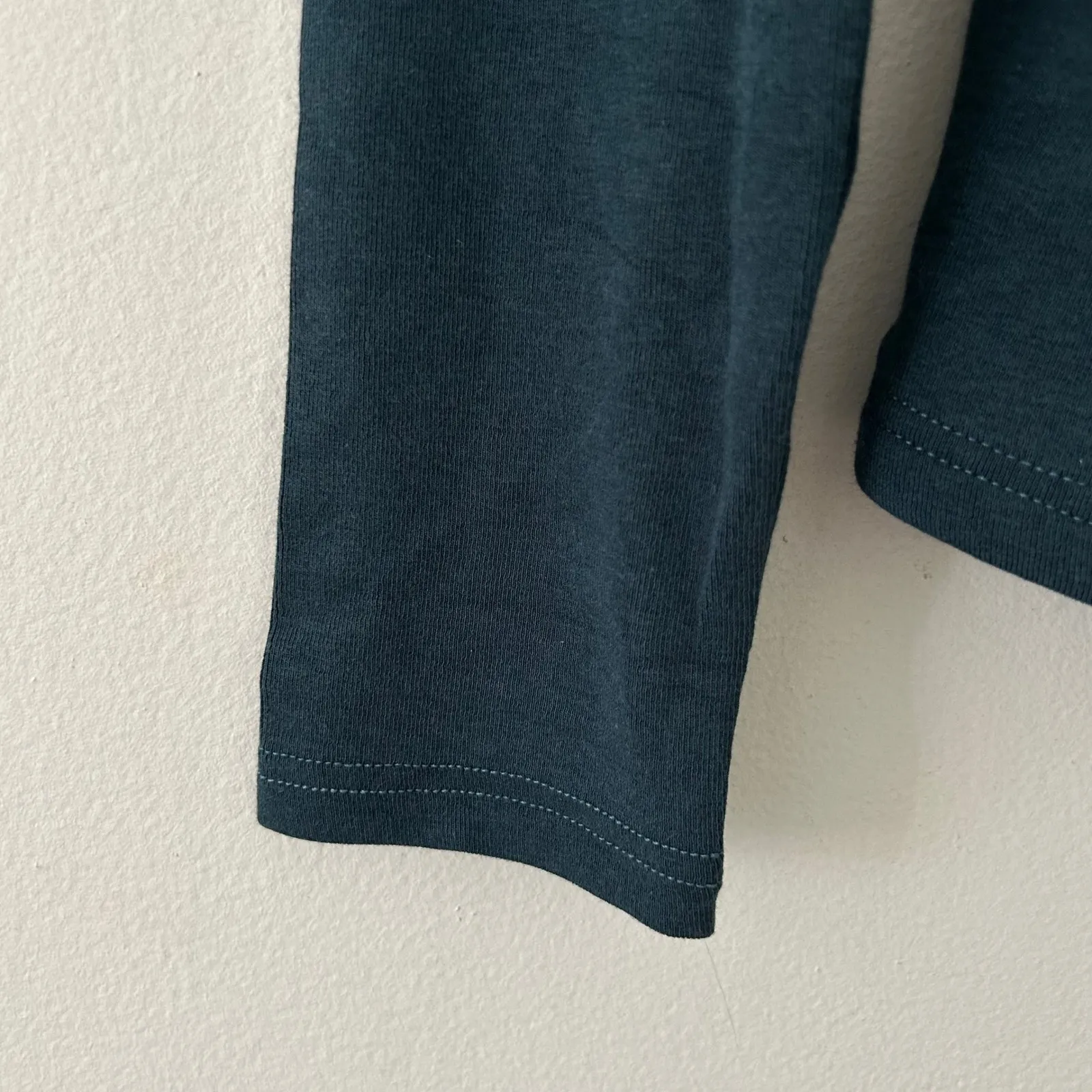 OGL Women's LiteWarm Effortless Cowl Neck Long SleeveTop Teal S Small NWOT Green - Image 5