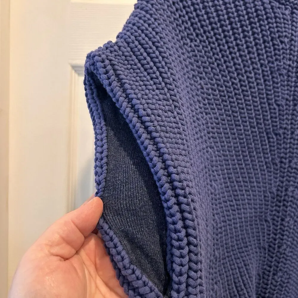 rag & bone Blue Shane Sweater Vest‎ Size Small - Image 8