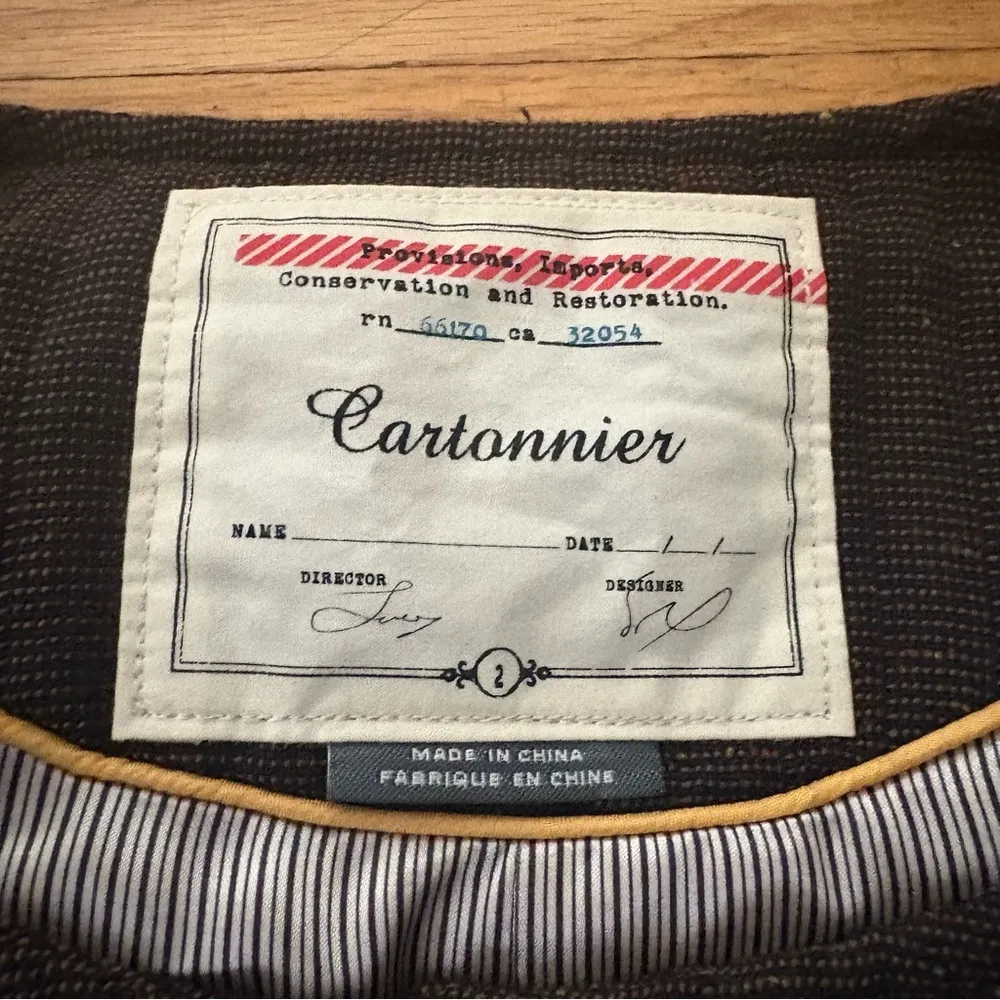 Anthropologie Brown Spec Jacket Size 2 - Image 2