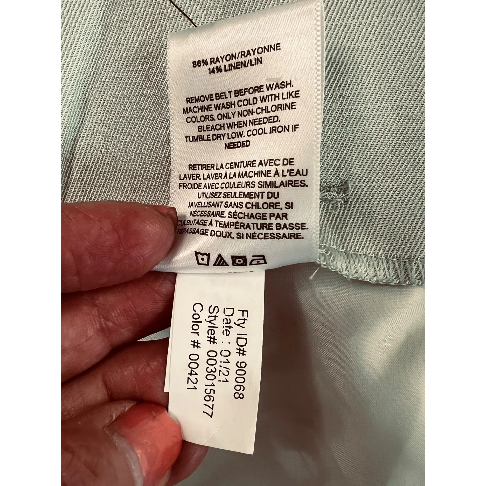 Express Extreme High Rise Paperbag Green‎ Linen Shorts Sz 10 NWT Soft Girl - Image 8