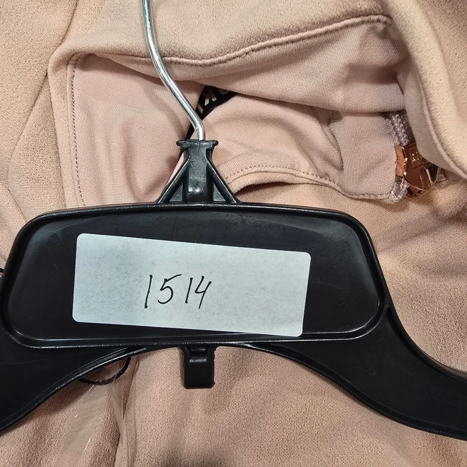 Nookie Lust One Shoulder Gown in Blush XS - Image 15