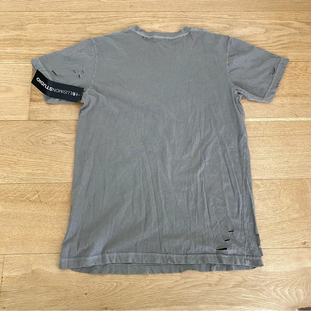 LuluSimonStudio Love Bites Tee in Gray - Image 3