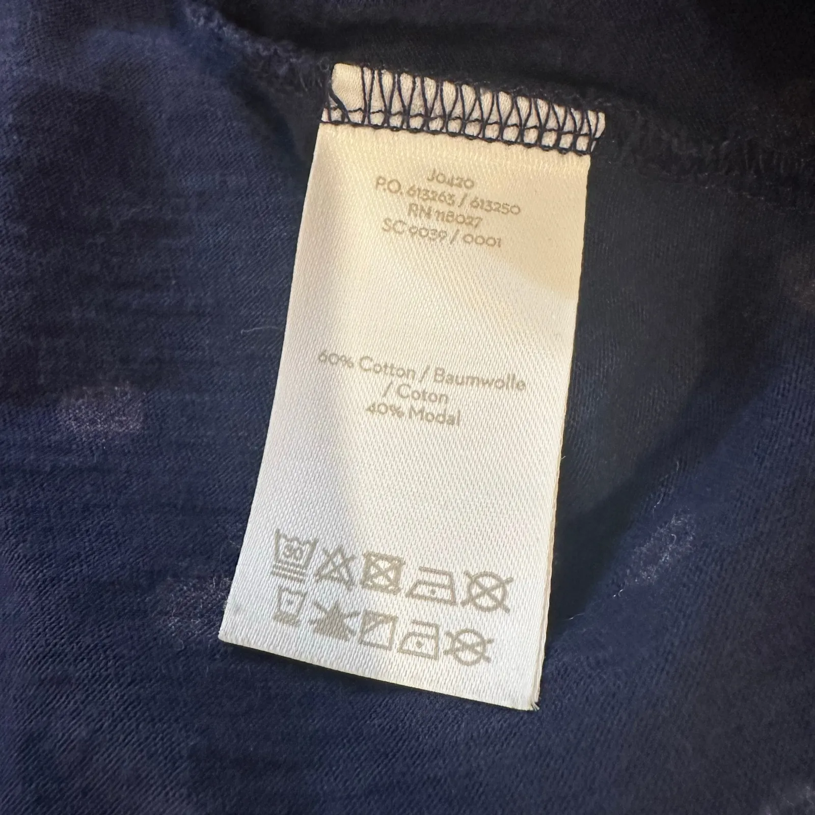 Boden Blue Polka Dot Wrap Blouse sz 6 Women's Boden Top Flutter Sleeve Tee - Image 5