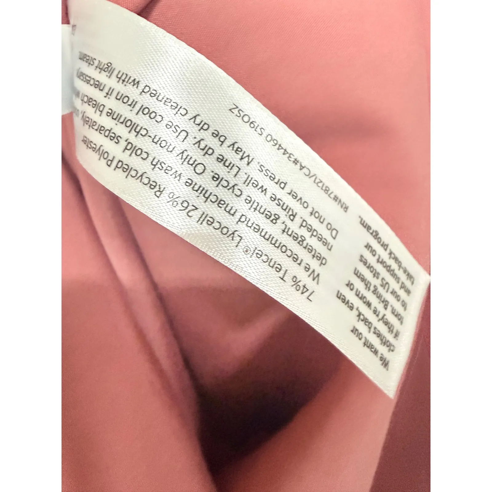 Eileen Fisher Sandwashed Tencel Stand Collar Top Shirt Blouse M Chutney NEW - Image 6