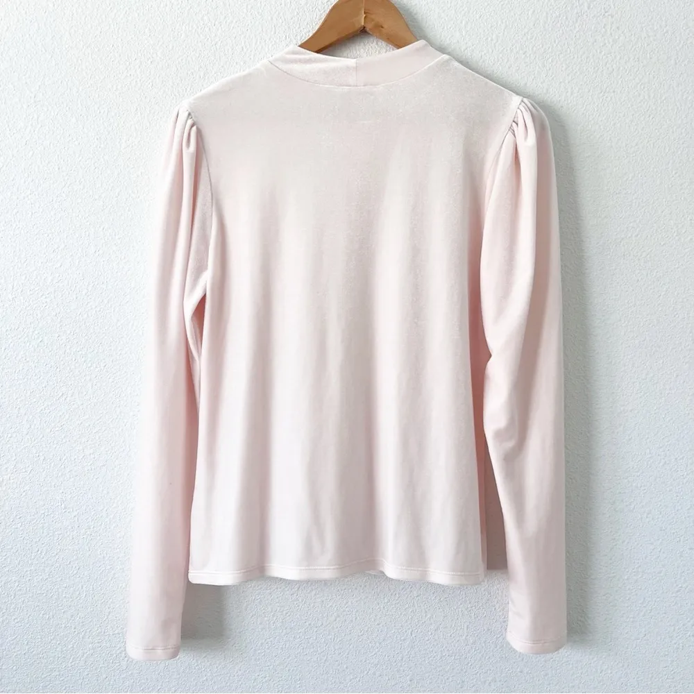 Rachel Parcell Light Pink Velour Sweatshirt - Image 7