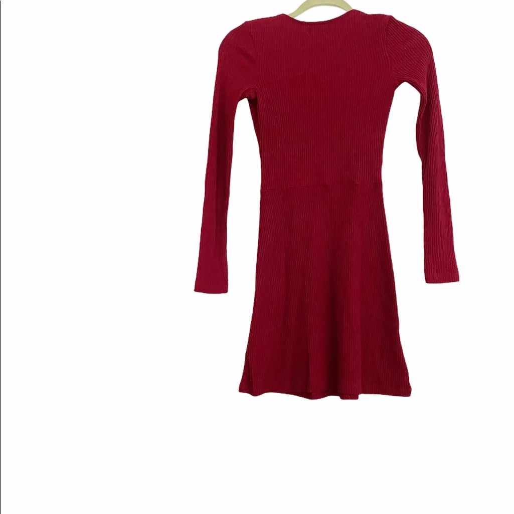 NWT Bershka Ribbed Button Front Mini Dress - Image 9