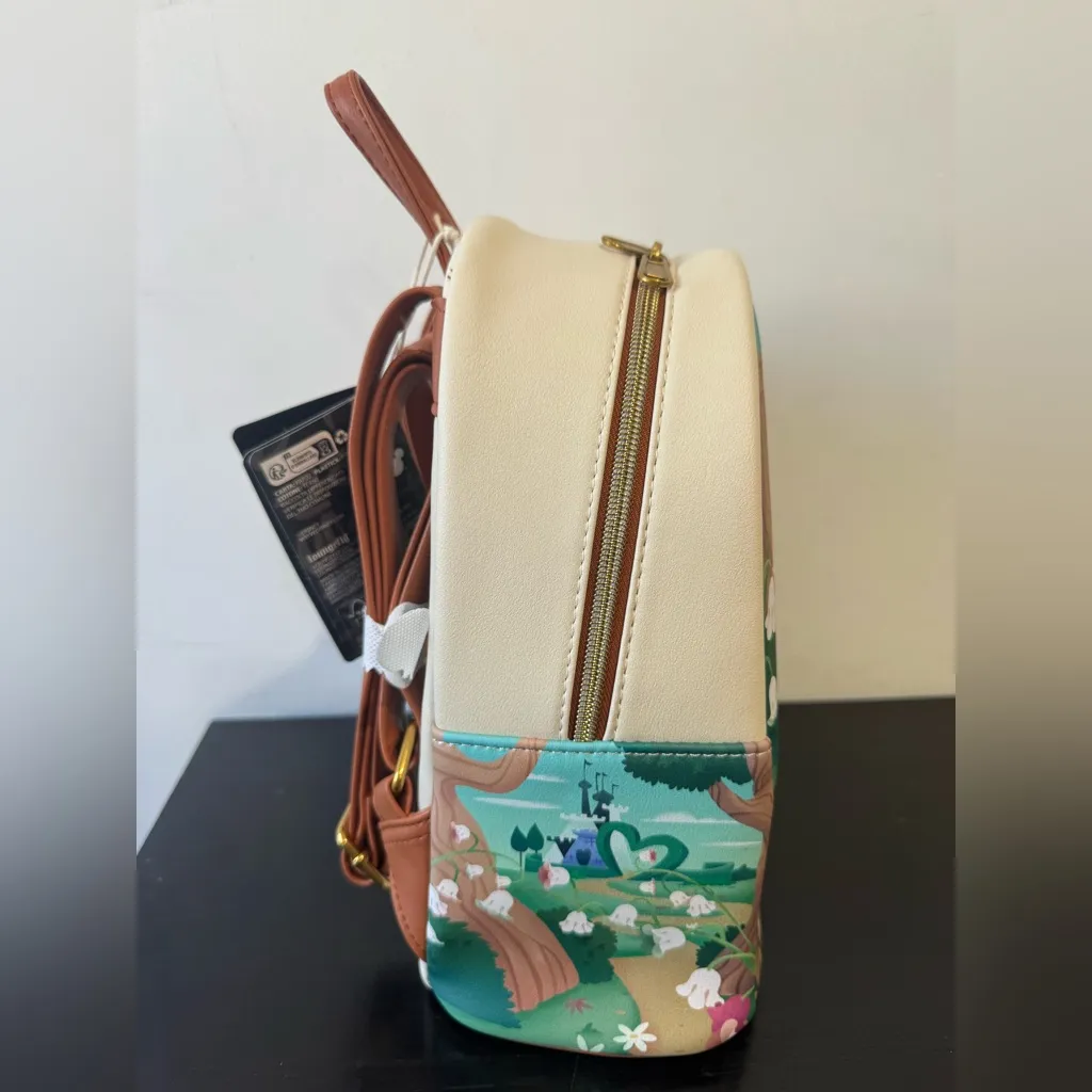 Loungefly Disney Alice In Wonderland Floral Mini Backpack - Image 4
