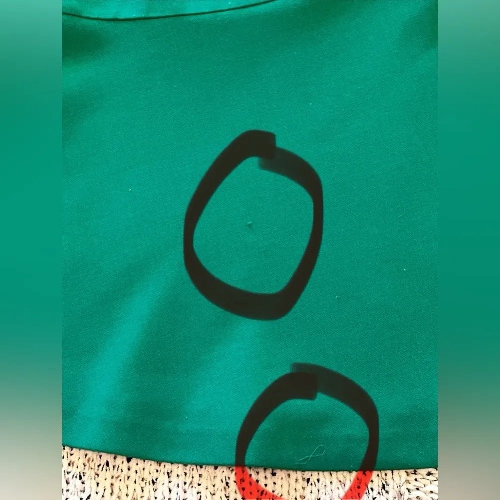 DVF Dayna Fit and Flare Midi Dress in Green Size 12 EUC - Image 13