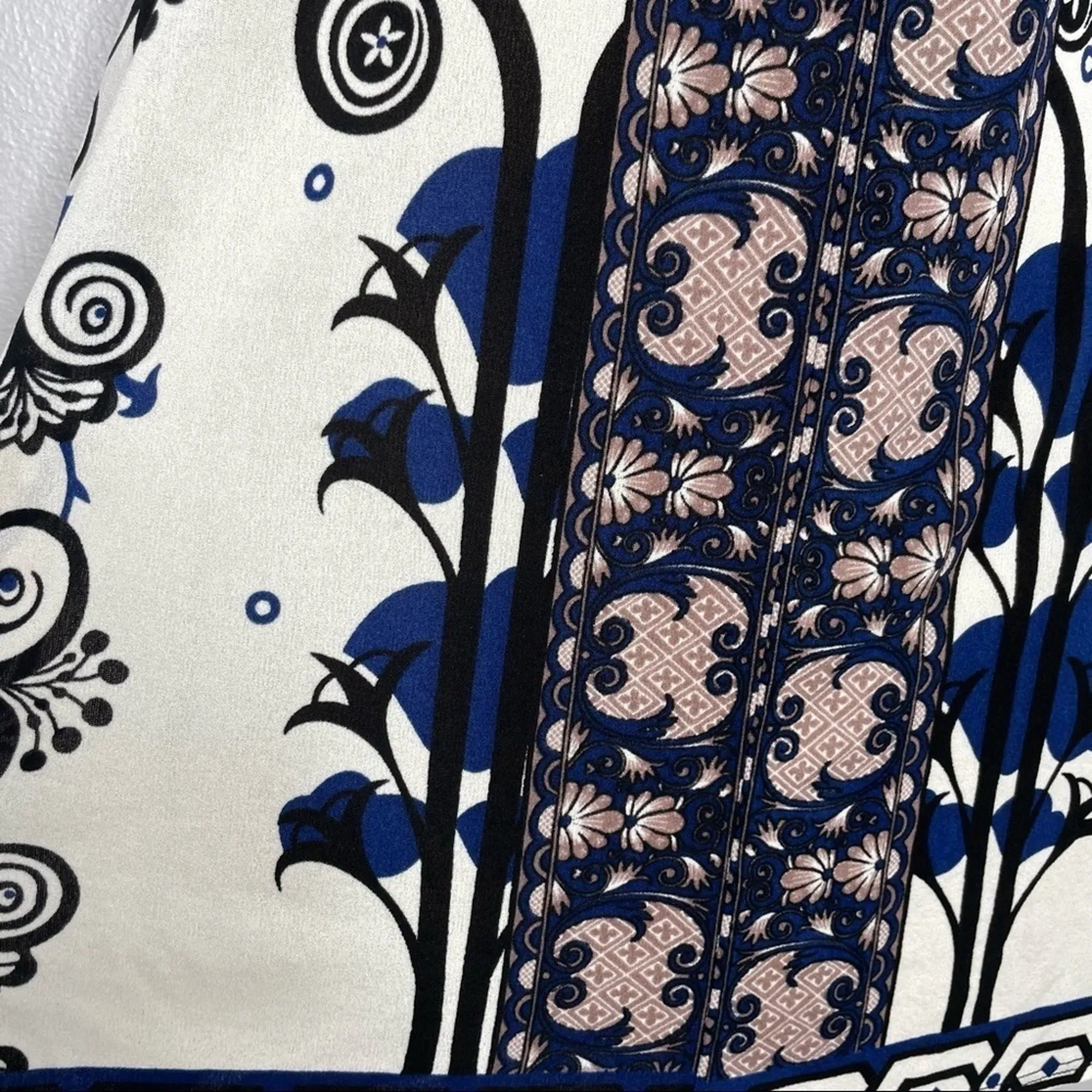 TRACY REESE Silk Dress Womens Size Small Summer Flowy Comfort Travel Casual Chic - Image 6