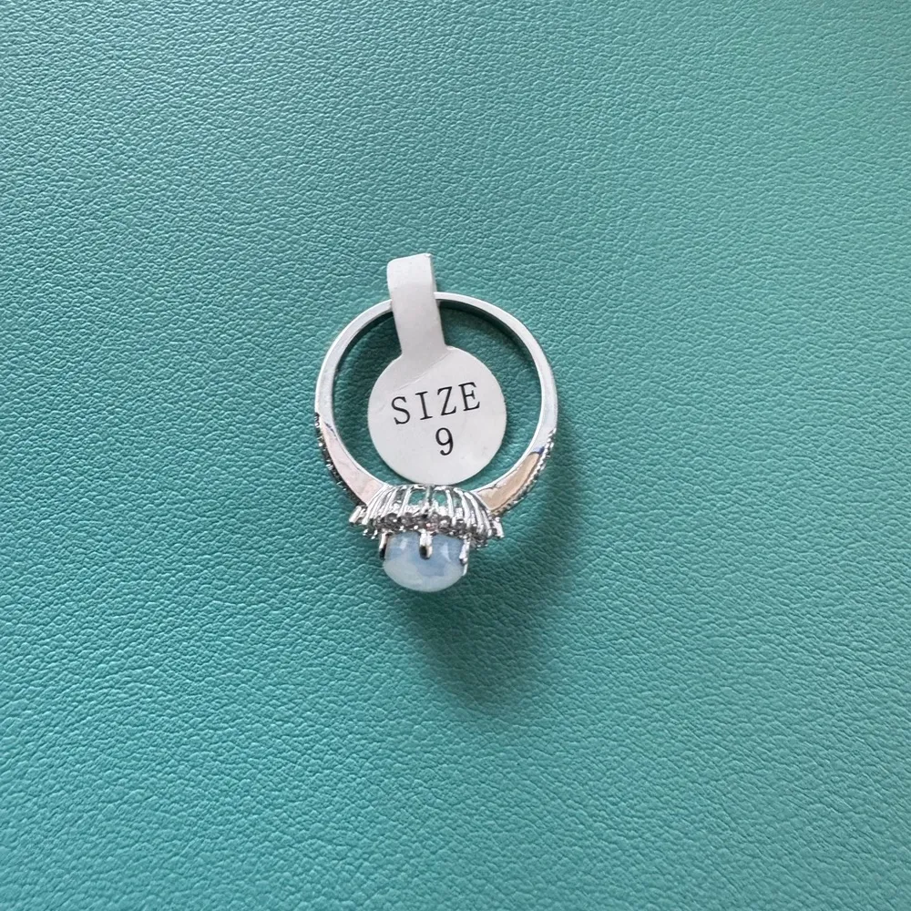 Fragrant Jewels Moonstone and Silver size 9 ring NWT - Image 2