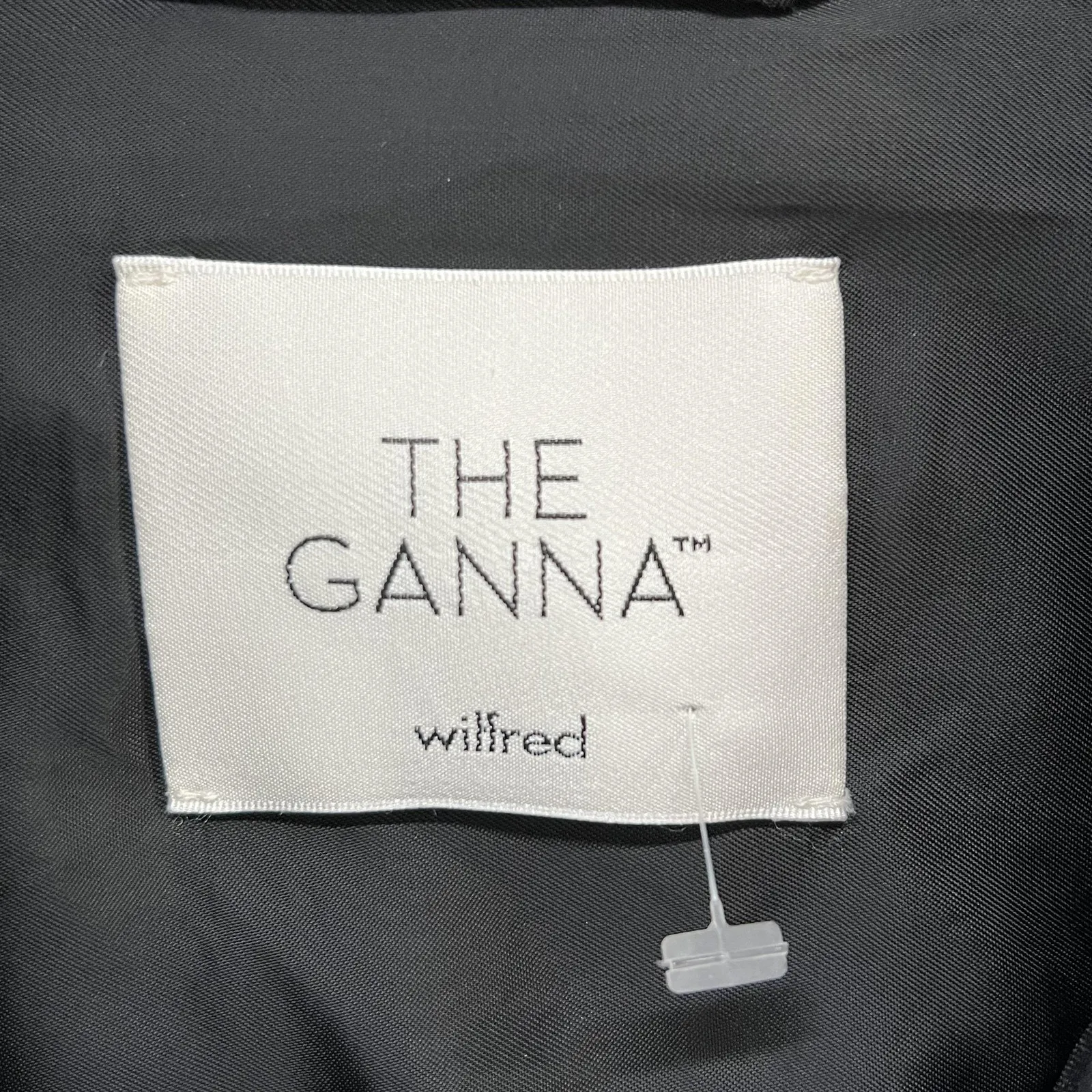 Aritzia Wilfred The Ganna Jacket Womens Large Black Shacket Button Front Pockets - Image 14