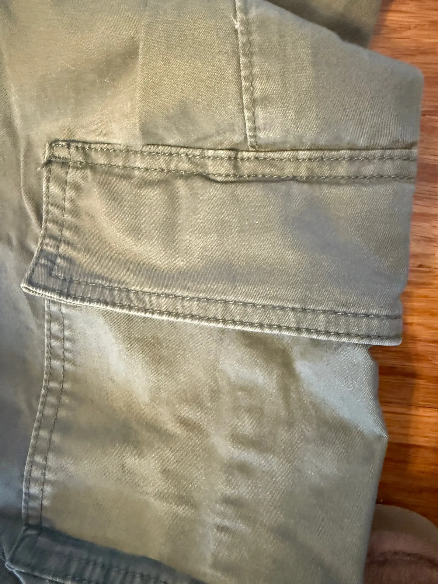 Olive Cargo Pants - Image 4