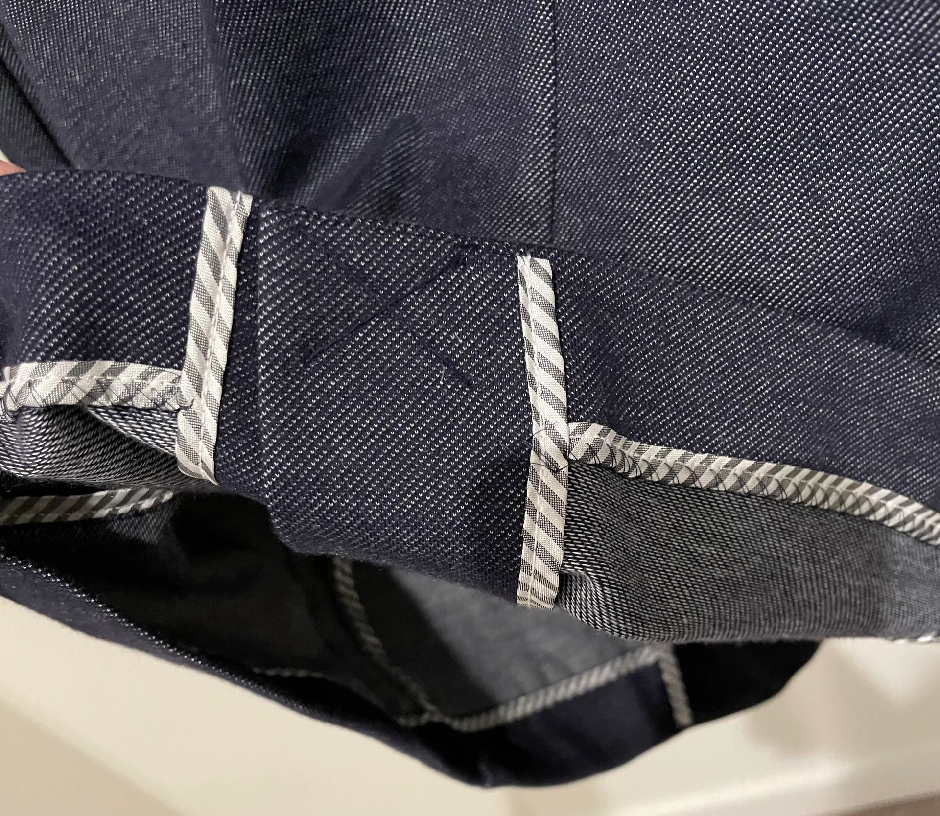 navy knit blazer-Size 14 - Image 8