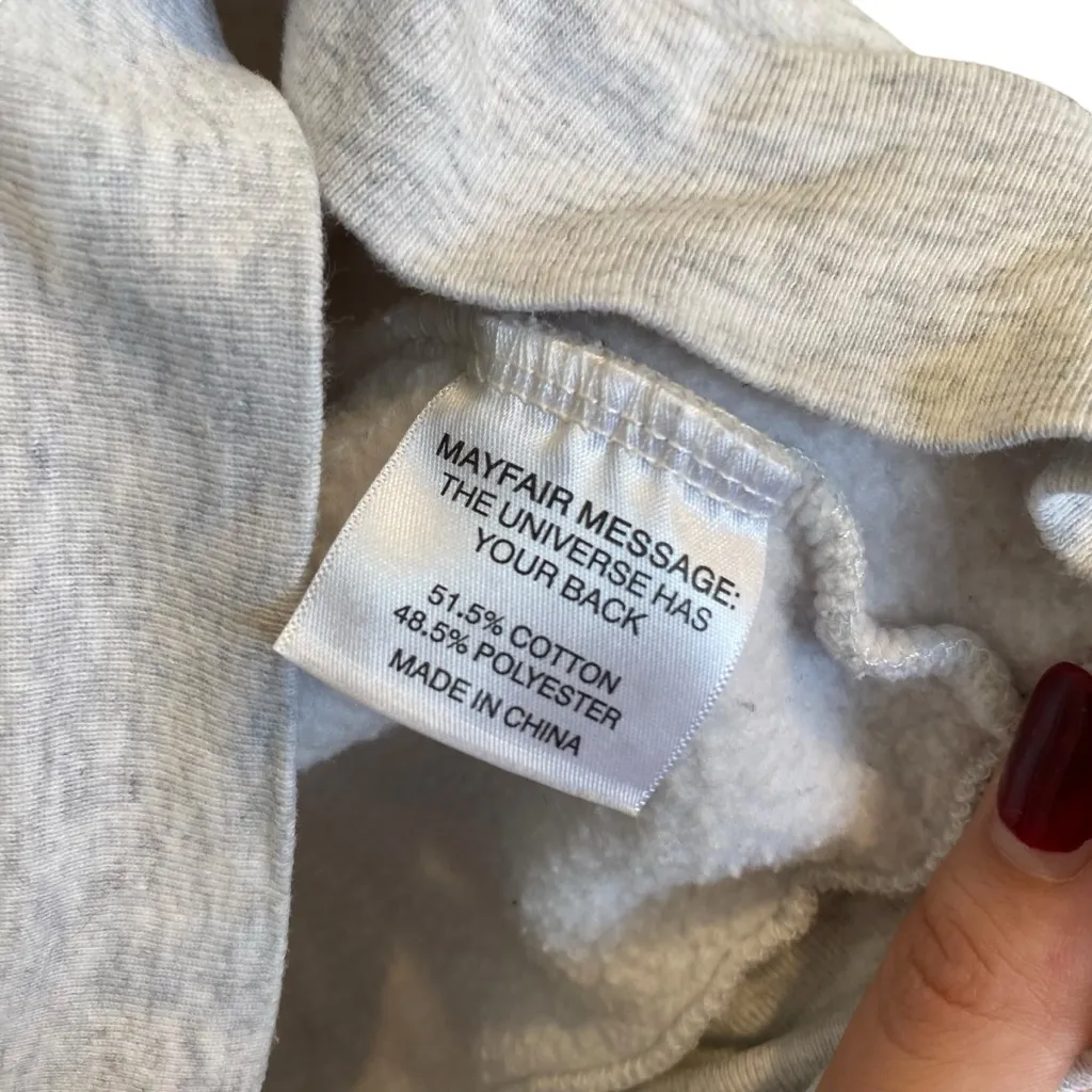 The Mayfair Group Empathy Always Grey Crewneck Sweatshirt One Size Size undefined - Image 6