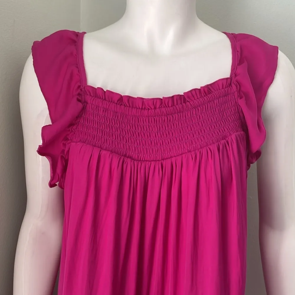 Free People Want Your Love Fuchsia Summer Dress Medium - Image 8