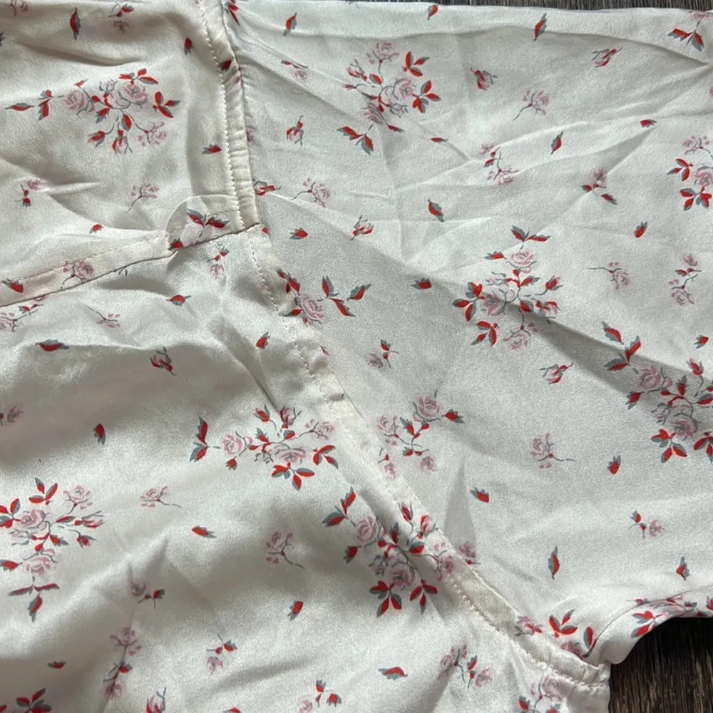 FIFI SILK BUTTON UP SHIRT SWEET ROSE - Image 10