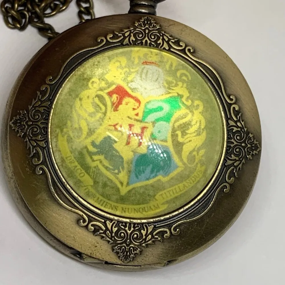 Antique RARE Pocket Watch TM & WBEI s15 cooper tone quartz analog pocket running - Image 2