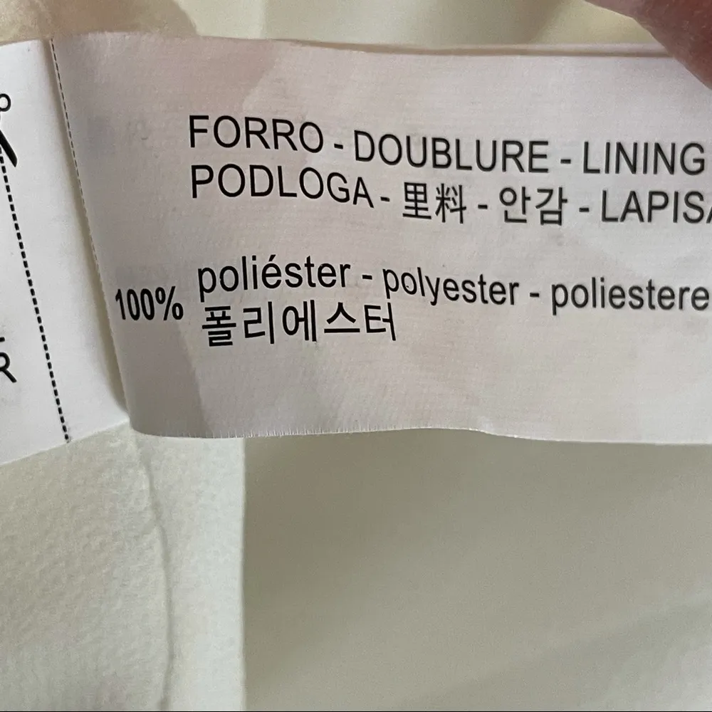 Zara Cold Shoulder Sheer Pleated Blouse - Image 8