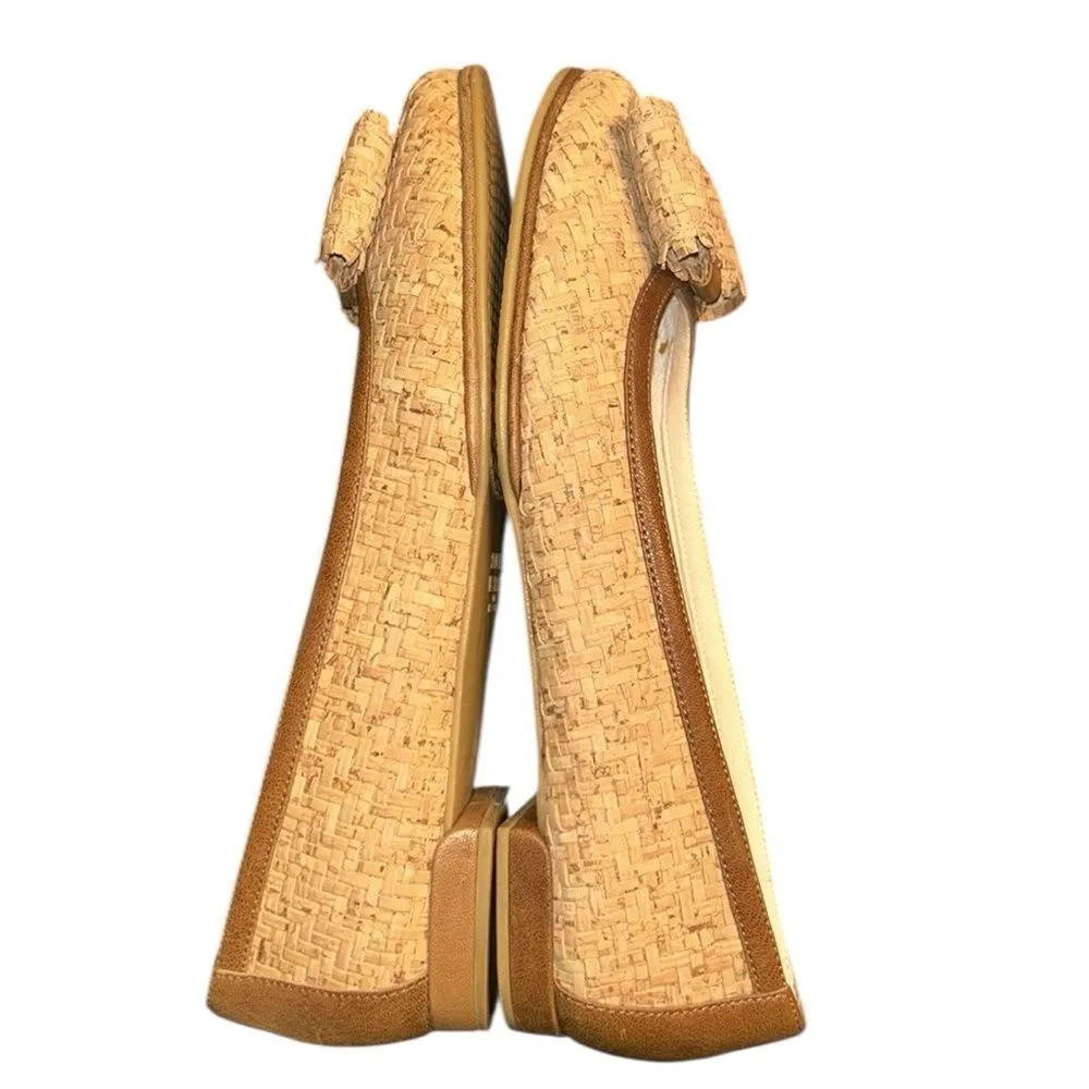 Stuart Weitzman Tan Candy Cork Flat Shoes(6.5M) - Image 3