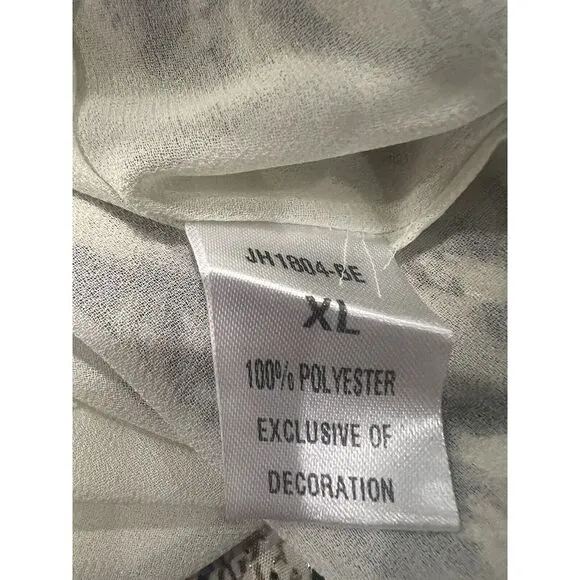 THML Snakeskin Print V neck Tank‎ Top Size XL  Lined - Image 7