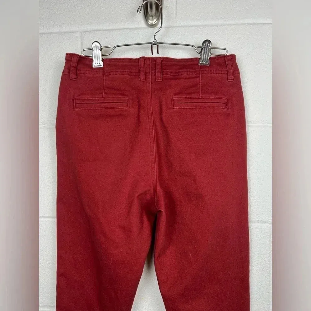 Burgundy, Soft, Stretch Jeans, Size 2‎ - Image 5
